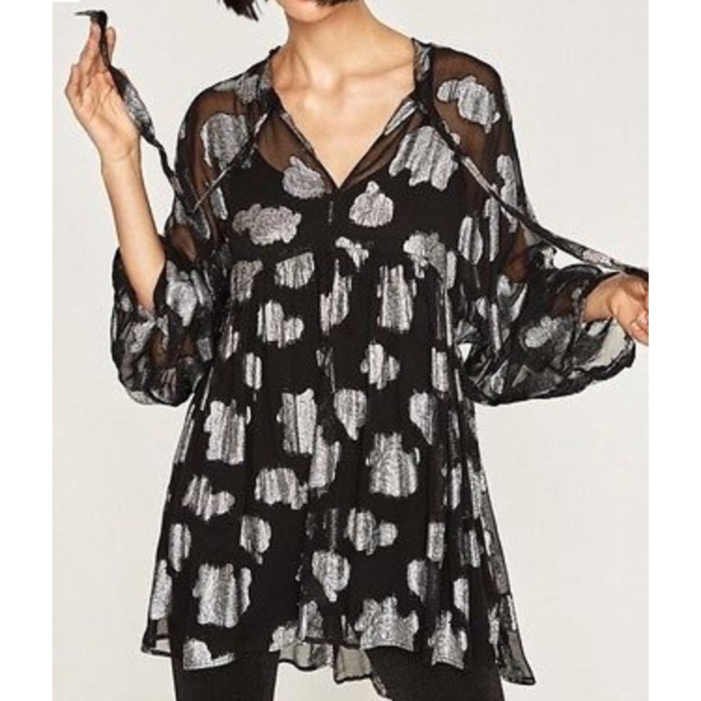 Brand new Zara metallic dress/top. ❌No trades❌